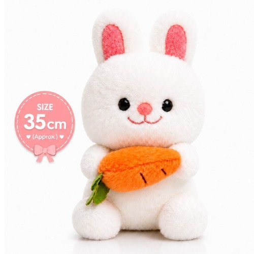 Cute bunny plush - 35cm,