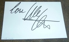 UTE LEMPER HAND SIGNED AUTOGRAPHED MOUNTING CARD IN PERSON UACC DEALER