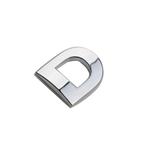 Diy chrome metal letter - diy,