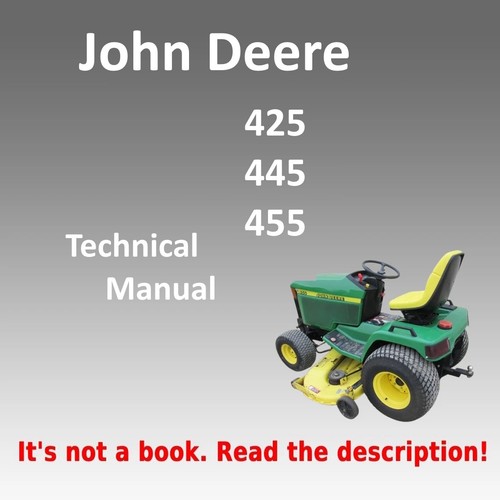 John deere 425 - 425, 445