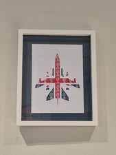 Framed Panavia Tornado Union Flag Postage Stamp Picture