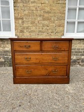 Antique Walnut Chest Of Drawers
