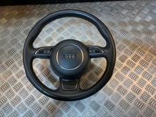 10-18 AUDI A1 8X MULTIFUNCTION LEATHER STEERING WHEEL WITH BAG