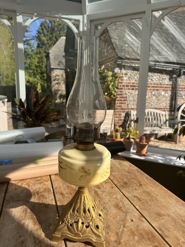 Antique oil lamp - antique, with