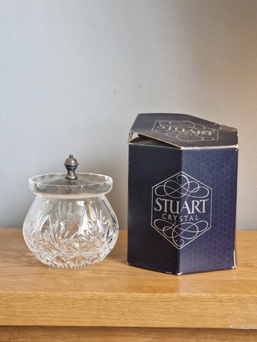 Stuart crystal jam pot - jam,