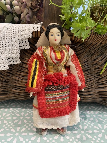 Souvenir yugoslavian folk doll - yugoslavian,