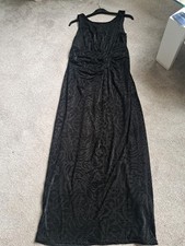 ROMAN Originals Ladies Maxi Dress Size 16 Black  Occasion Cruise Christmas bnwot