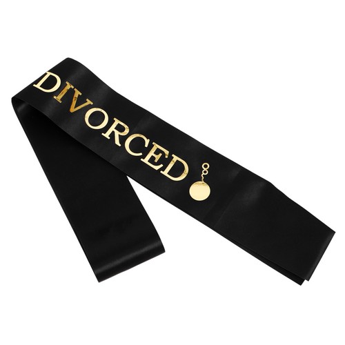 Pcs props divorce sash - 5,