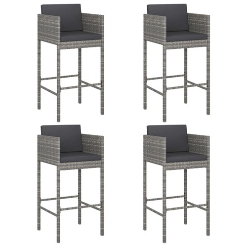 Bar stools with - stools, cushions