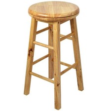 Wooden Revolving Stool Light