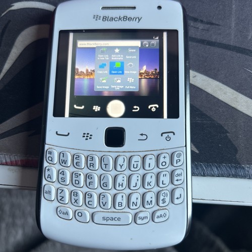 White blackberry curve - white,