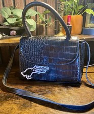 Black Handbag With Screaming