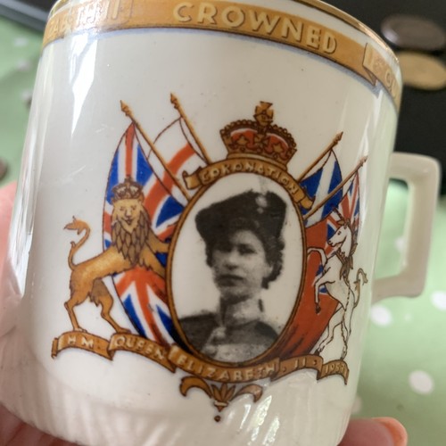 1953 coronation mug vintage - coronation,