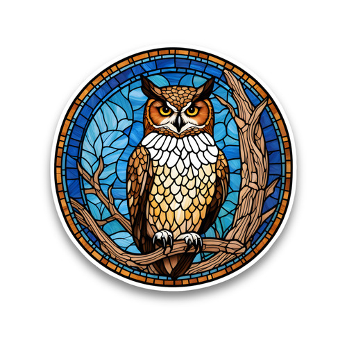 Great horned owl faux - horned,