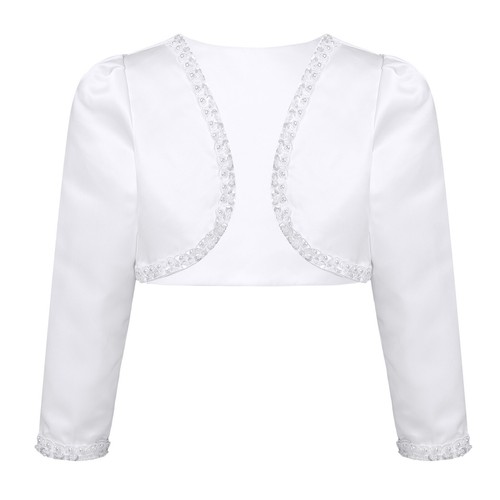 Girls long sleeve bolero shrug - long,