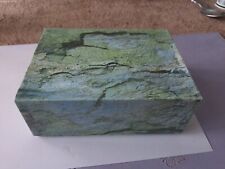 Vintage Green Leather Chronometer Rolex Oyster Perpetual Watch Box 15cm X 11cm