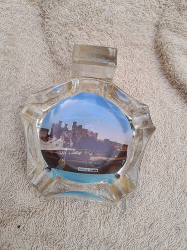 Vintage ashtray with - ashtray,