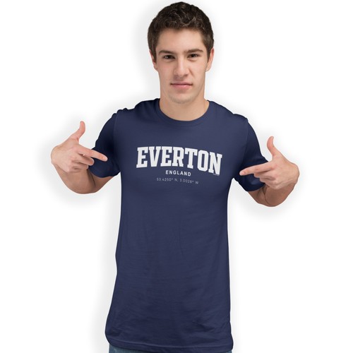 Everton varsity style - varsity, print