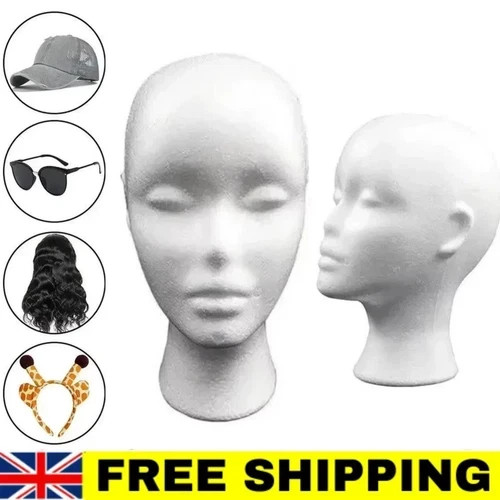 Polystyrene foam head - head, dummy