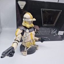 Commander Bly Bust Gentle Giant Signed Karl Myler 2007 Convention Star Wars LE