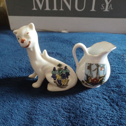 Dorset crested china - 2x,