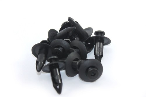 10x 8mm fairing clips plastic - 8mm,