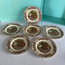6 x Royal Staffs. Dinnerware