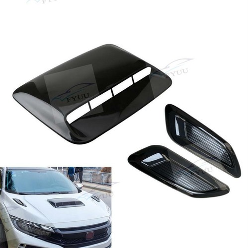 3pc glossy black - black, abs