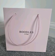 Boodles Pink Gift Bag Small 19x19x8cm
