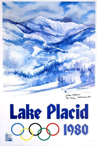 Retro america winter olympic - america,