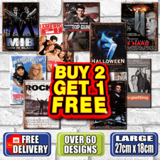 Large Movie Metal Signs Shed