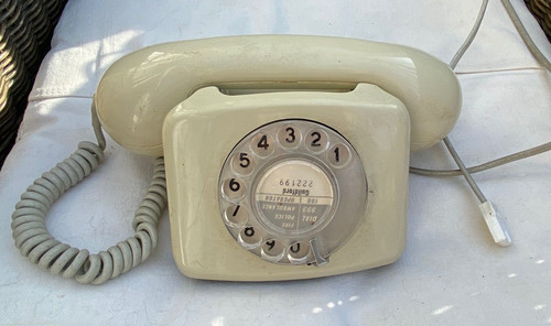 Rare original old rotary dial - old,