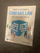 Smith & Keenan's Company Law, 18th edition by Stuart Weinstein, Charles Wild...