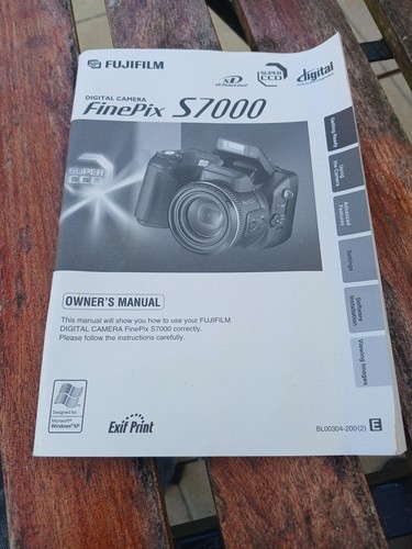 Fuijfilm finepix s7000 owner - finepix, owner's