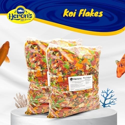 Herons koi flakes 1kg 10l - 1kg,