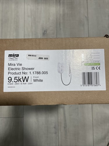 Mira kw electric shower - 9.5,