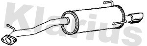 Klarius su108v rear exhaust - klarius,