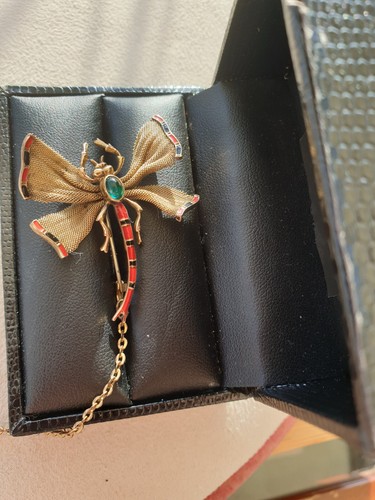 Antique enamelled golden - enamelled,
