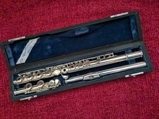 Miyazawa Flute MS-95SR Solid Silver Head. Open Holes, Offset G