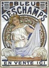 Bleu Dechamps Art Nouveau 1897