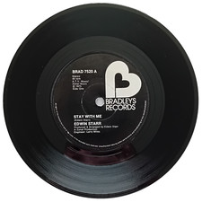 EDWIN STARR - STAY WITH ME / I`LL NEVER FORGET YOU - UK BRADLEYS RECORDS - 1975