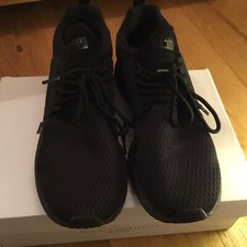 McKenzie Gaard Mesh Men's Trainers Triple Black Sneakers School Shoe Size UK 11.