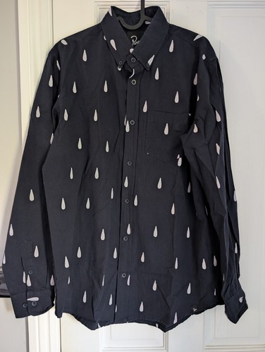 Parra raindrop shirt navy - parra,