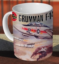 Airfix Gruman F.14A Tomcat Box Art - Ceramic Tea / Coffee - Mug Cup