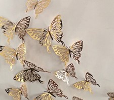 12 Pcs 3D Butterflies Wall