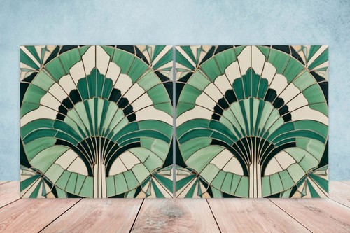 Art deco design - ceramic, tiles