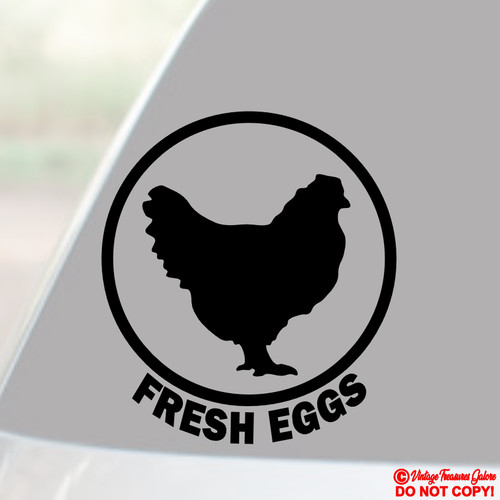 Fresh eggs vinyl - vinyl, sticker