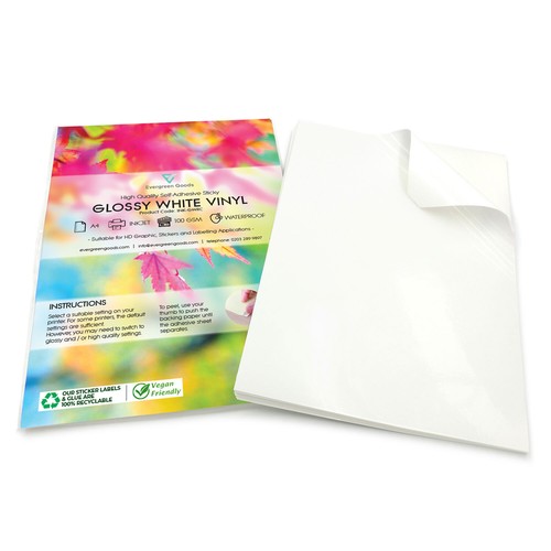 White vinyl inkjet - vinyl,