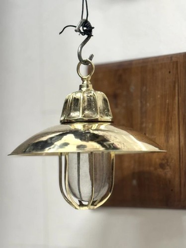 Nautical brass hanging light - hanging,