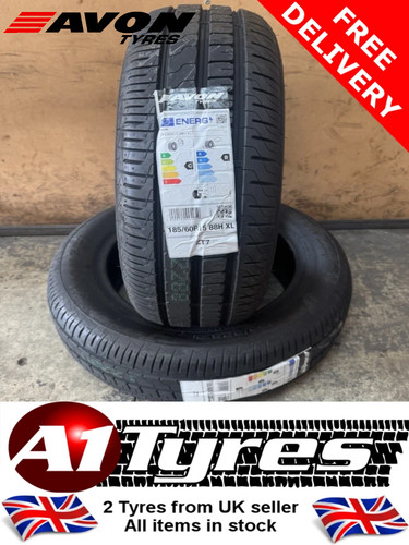 185 60r15 avon zt7 tyres - 2x, 185/60r15